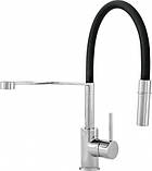Кухонний змішувач Kernau KWT 20 PO CHROME/BLACK гнучкий чорний, фото 3