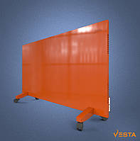 Металлический инфракрасный обогреватель помещений VESTA 1200 Вт, красный