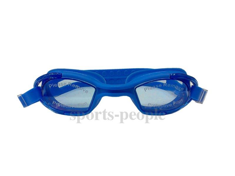 Окуляри для плавання Selex SG No2600, + беруші, різн. кольори білий із блакитним