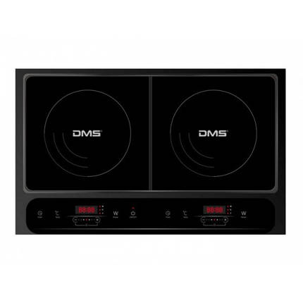 Індукційна плита DMS 2x DIC-3500 3500W Black, фото 1