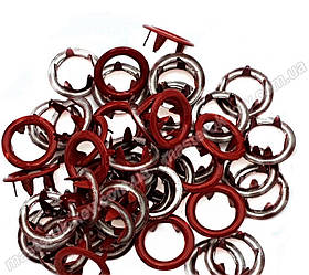 Кнопка Baby трикотажна 9,5 мм Туреччина колір бордовий (50 шт. в пакованні)