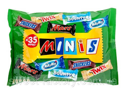 Шоколадні цукерки Mars Minis Mix 710 g