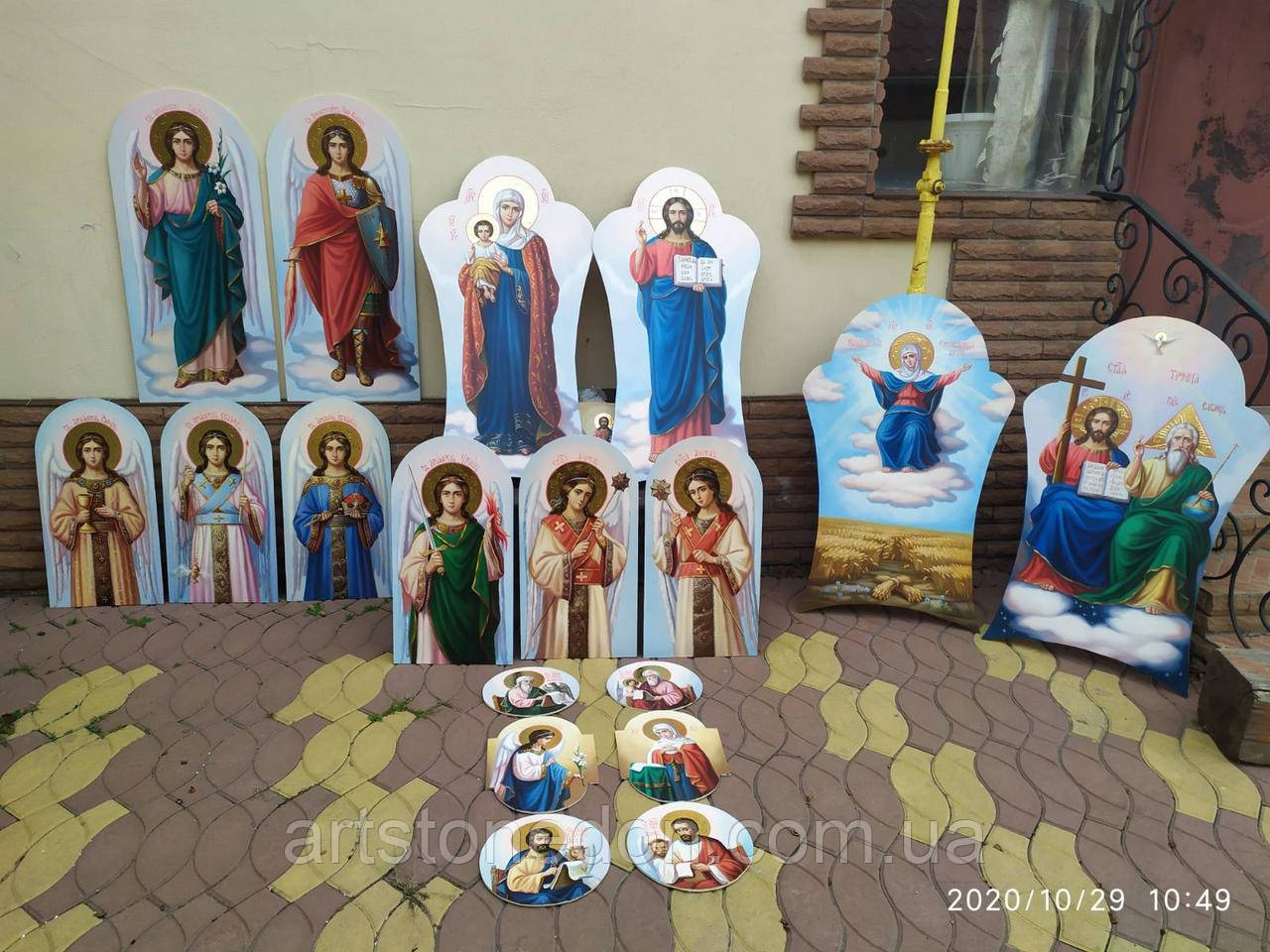 Писані ікони Архангелів і Ангелів для храму