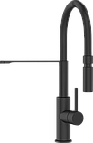 Кухонний змішувач Kernau KWT 26 MATT BLACK з гнучким зливом, фото 6