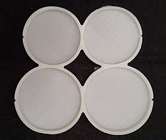 Молд силіконовий для льодяників і ізомальта Круги 6,0 см і 7,0 см