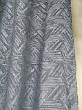 Готові штори з тканини льон блекаут з малюнком Висота 2.7 м., фото 3