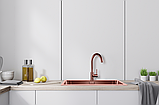 Кухонний змішувач Kernau KWT 27 COPPER PVD мідь, фото 3