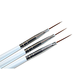 Набір пензлів - лайнерів для розпису нігтів 3шт, фото 5