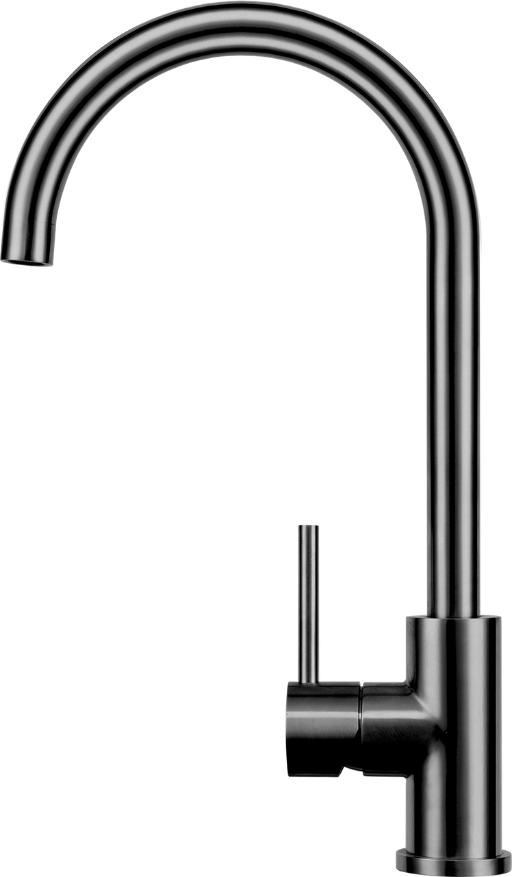 Кухонний змішувач Kernau KWT 27 GUN METAL чорний PVD