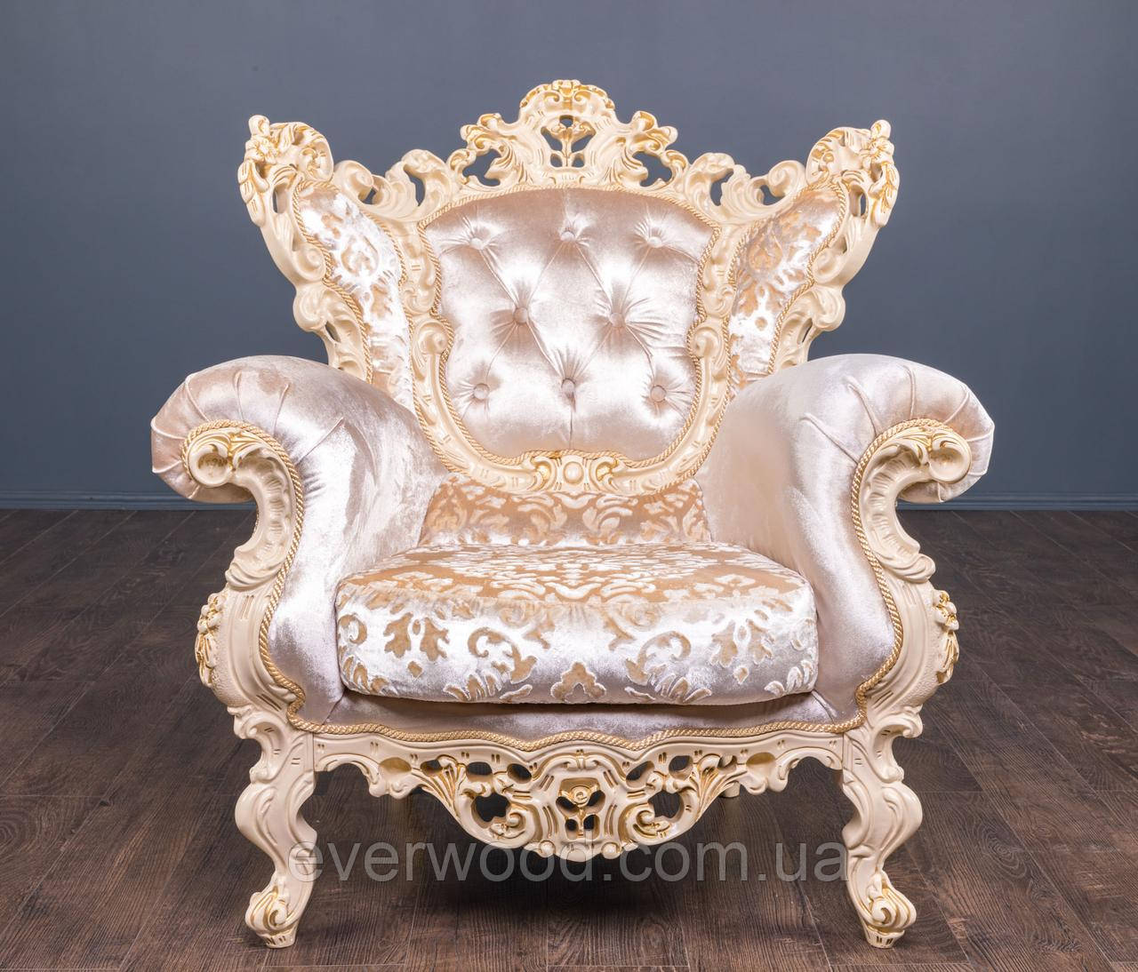Мебель Барокко, кресло в стиле Барокко "Мадонна", производство Украина, в наличии - фото 9 - id-p1220903500