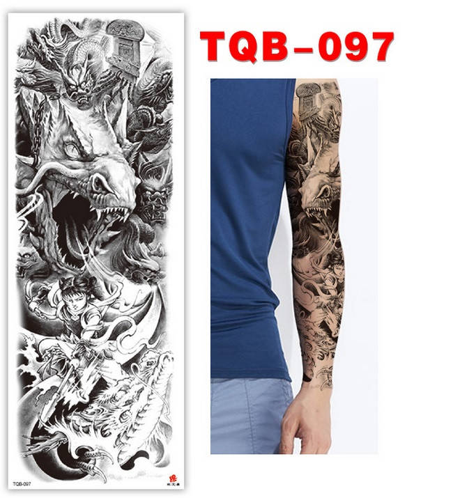 

Тату наклейка на тело, Флеш тату, Водостойкая временная татуировка, TQB-097