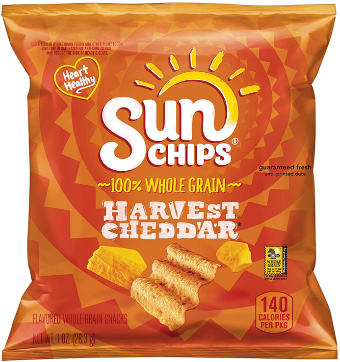 

USA Чипсы Sunchips Harvest Cheddar 28,3 грамм - Санчипс вкуснейшие американские чипсы