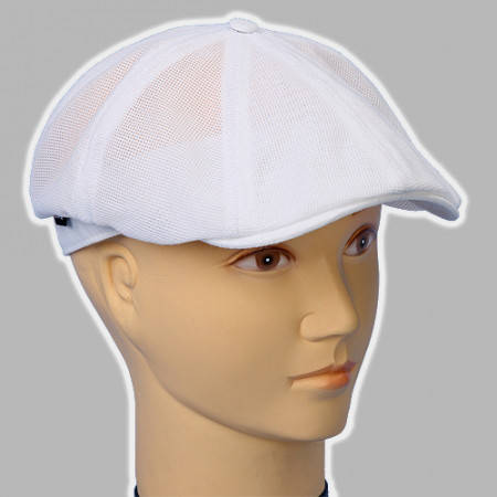 

Кепка белая 56-61 и светло бежевая лён-канва мужская восмиклинка 58-59, Белый