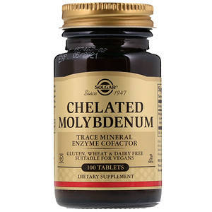 

Молибден (Chelated Molybdenum) 150 мкг 100 таблеток