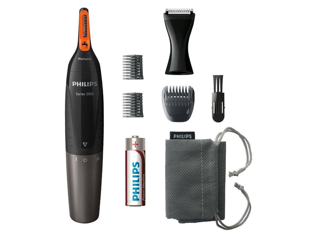 

Многофункциональный триммер Philips Series 5000 NT5176/16 для носа/ушей/бороды мультитриммер с двойной стрижко
