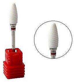 

Фреза керамика Кукурузка для снятия ногтей, красная, мелкая насечка, Красный