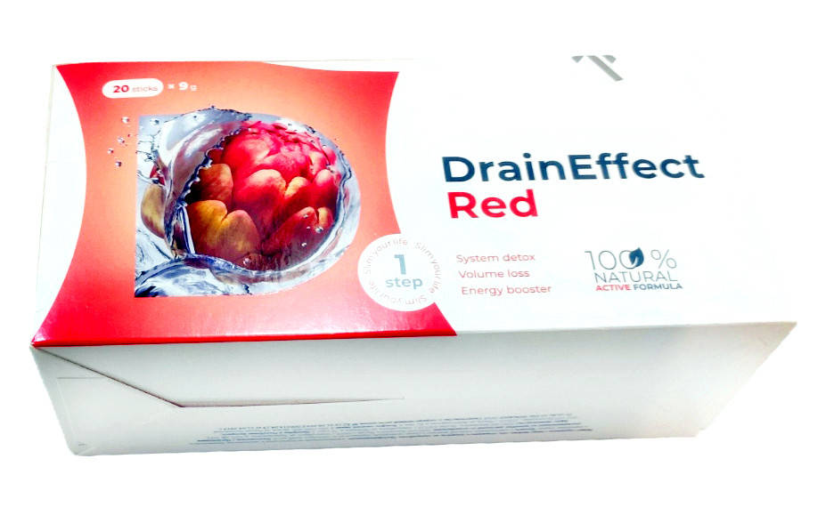 

Дренирующий напиток DrainEffect Red new система очистки вывода шлаков из организма для похудения драйн эффект