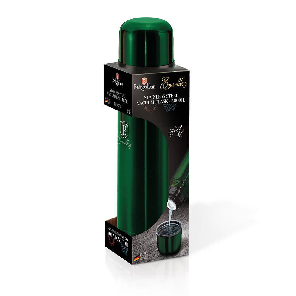 

Термос 500 мл из нержавеющей стали - BH 6375 - BERLINGER HAUS, Зелёный
