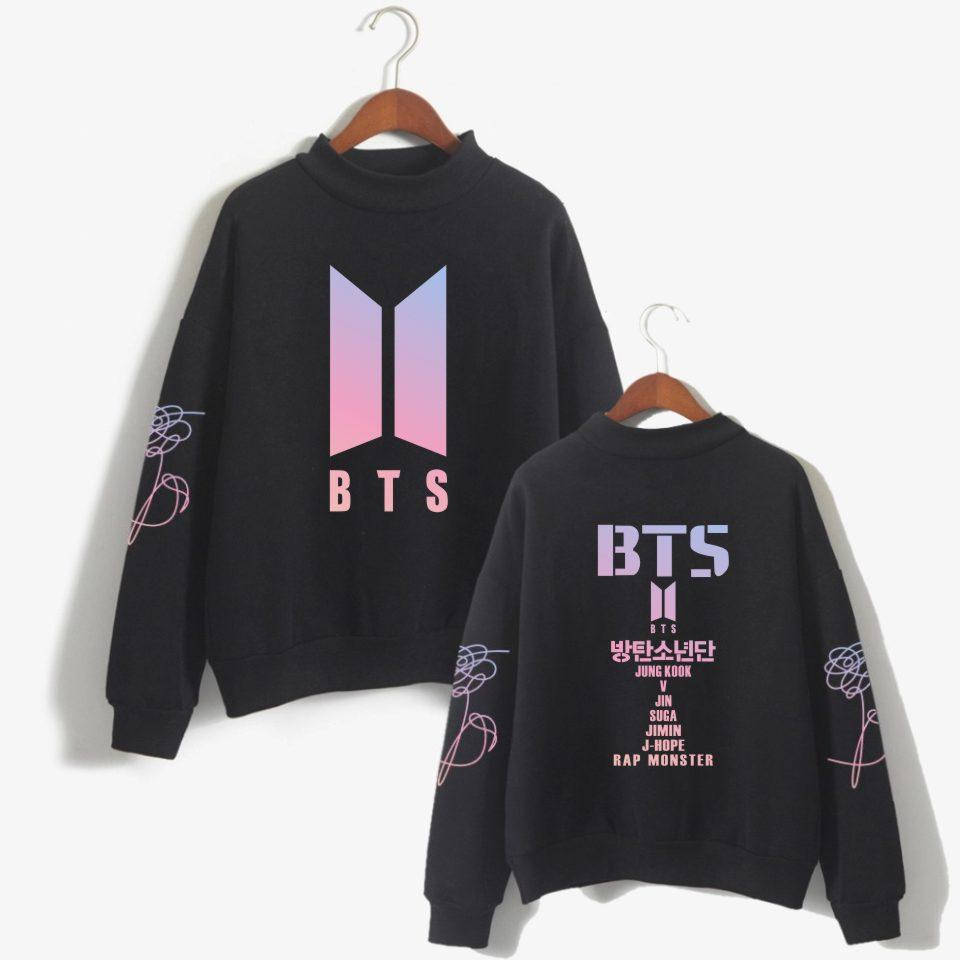 

Свитшот Толстовка Bangtan boys БТС BTS Черный Размер M