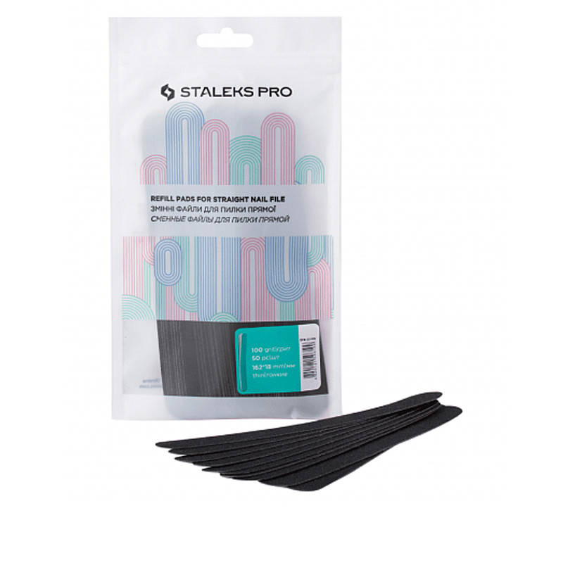 

Сменные файлы для сновы прямой Staleks Pro Expert 22, 100 грит (50 шт)