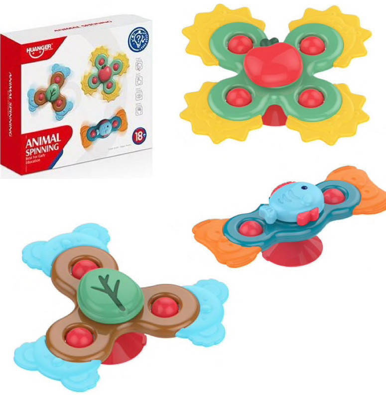 

Игрушка-спиннер для ванной на присоске TM Huanger арт. 0107