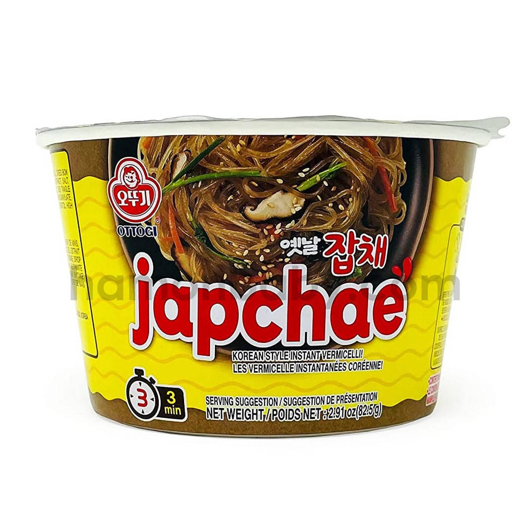 

Лапша чапче из картофельного крахмала Japchae, 82,5 г, ТМ Ottogi, Южная Корея