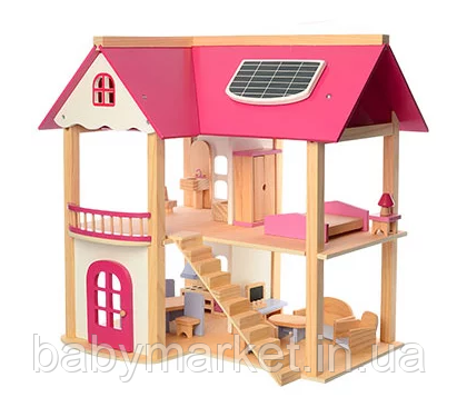Будиночок для ляльки Bambi MD 1068 з меблями