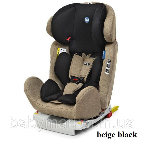 Автокрісло El Camino (9-36кг) ME 1041 BRAVO ISOFIX (beige black)