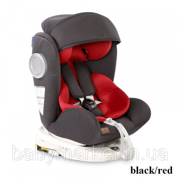 Автокрісло Lorelli LUSSO SPS ISOFIX (0-36кг) (black/red)