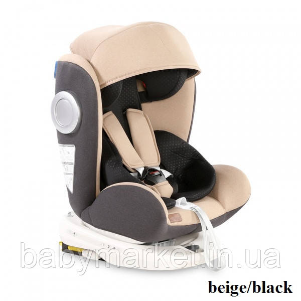 Автокрісло Lorelli LUSSO SPS ISOFIX (0-36 кг) (beige/black)