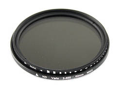 ND фільтр змінної щільності ND2-ND400, 52 мм