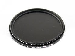ND фільтр змінної щільності ND2-ND400, 58 мм
