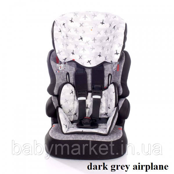 Автокрісло Lorelli X-DRIVE+ (9-36кг) (dark grey airplane)