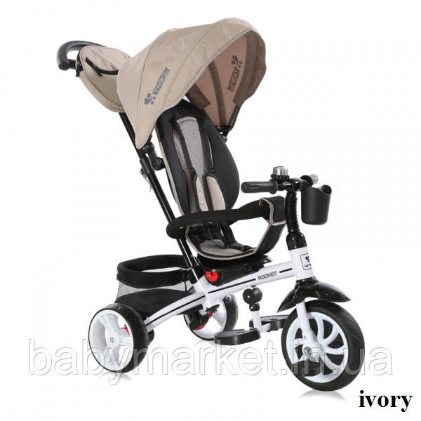 Велосипед 3х кол. Lorelli ROCKET (ivory)