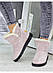 Жіночі зимові чоботи уггі з натуральні замшеві чорні, чоботи жіночі шкіряні дутики, фото 10