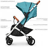 Коляска El Camino M 3910 (turquoise-w), фото 3