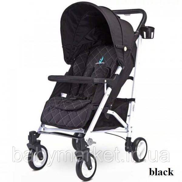 Прогулянкова коляска Caretero Sonata Black, фото 1
