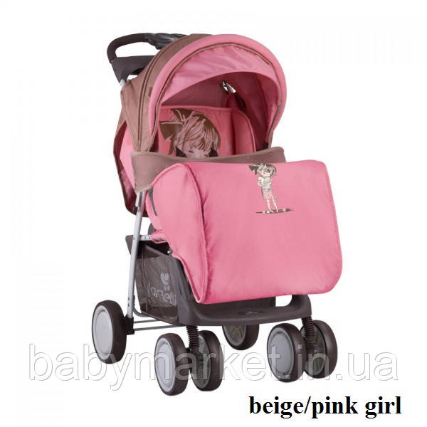 Коляска Lorelli FOXY ЧЕХОЛ (beige/pink girl)