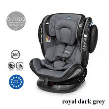 Автокрісло El Camino (0-36кг) ME 1045 EVOLUTION 360 ISOFIX (royal dark grey)