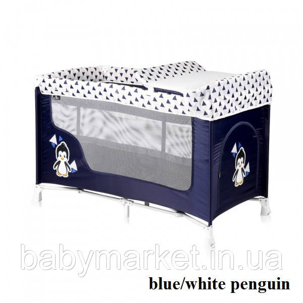 Манеж Lorelli SAN REMO 2L (blue/white penguin)