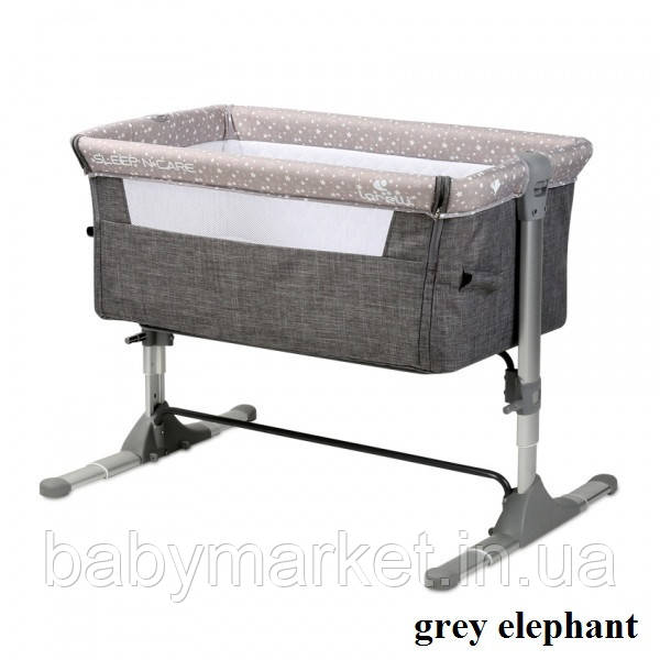 Кроватка Lorelli SLEEP'N'CARE (grey elephant)