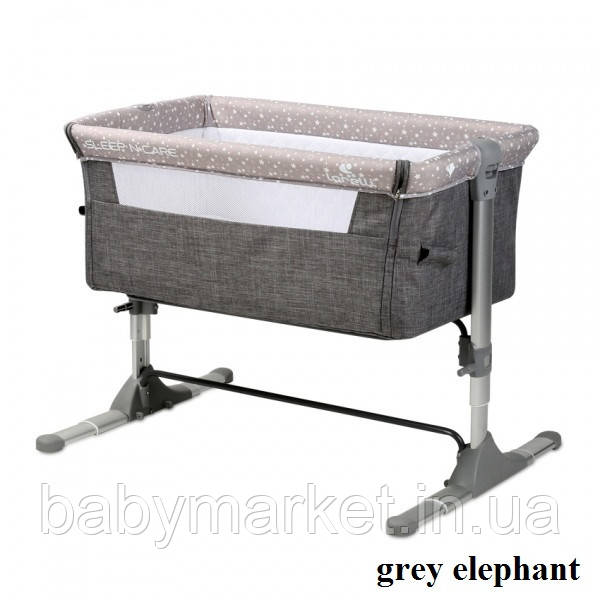 Ліжечко Lorelli SLEEP'n'care (grey elephant)