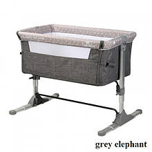 Ліжечко Lorelli SLEEP'n'care (grey elephant)