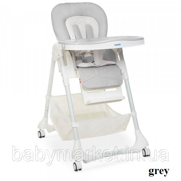 Стільчик для годування Bambi M 3822 (grey)