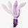 Вібратор-кролик Love To Love Hello Rabbit Violet з гнучким стовбуром і стимуляцією точки G, 2 мотора, фото 4