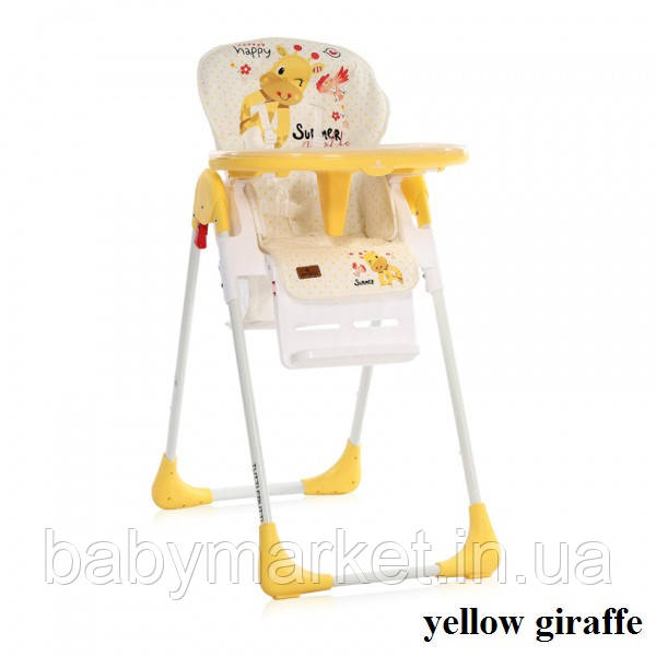 Стільчик для годування Lorelli TUTTI FRUTTI (yellow giraffe)