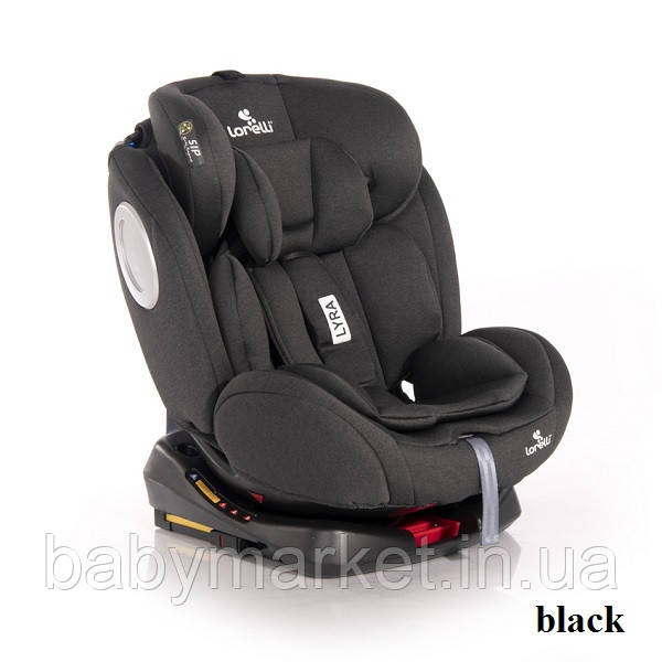 Автокрісло Lorelli LYRA ISOFIX (0-36кг) (black)