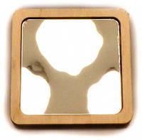 Заготовка для Бизиборда 1шт Полистирол в Рамке 6 см (3 вида) Маленькое Зеркальце Зеркало для Бизикуба Квадрат
