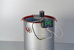 Медогонка 3-х рамкова неповоротна нержавіюча (AISI 430) з ремінним електроприводом "Pulse" мод. 1