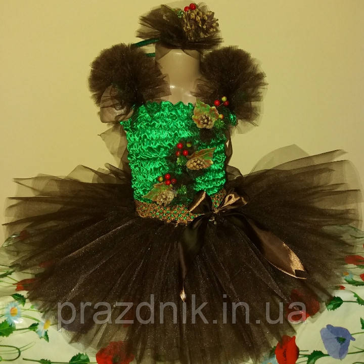 Карнавальний костюм шишка для дівчинки